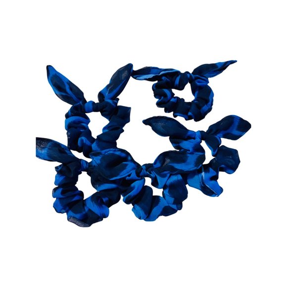4 Pack Terana Bowknot Scrunchies, 4pack Design Hair Bowknot Scrunchies. - Picture 3 of 8
